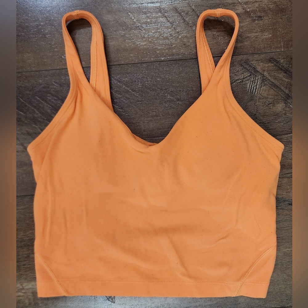 CREAMSICLE LULULEMON TOP🧡🍊🤍